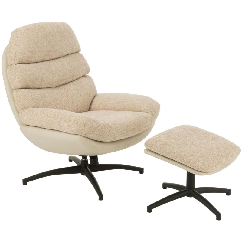 Fauteuil relax avec repose-pieds...
