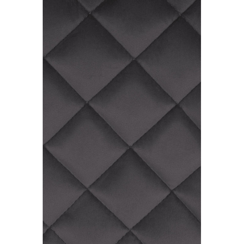 Tabouret de bar velours noir réglable...