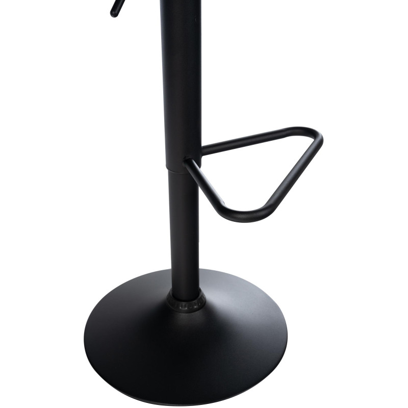 Tabouret de bar velours gris...