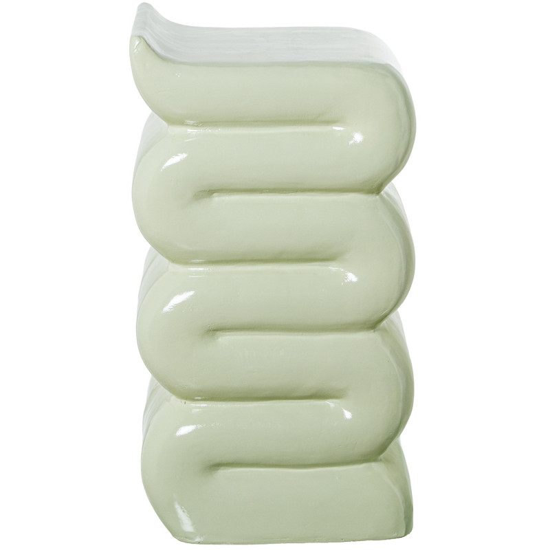 Table d’appoint vert sauge fibre de...