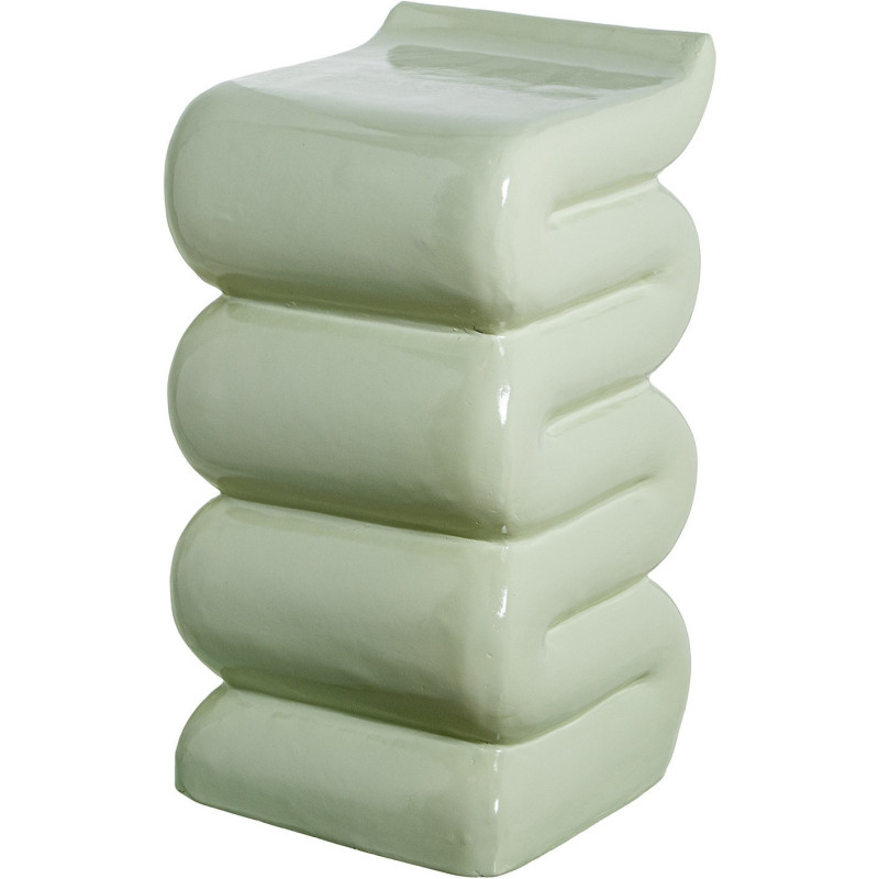 Table d’appoint vert sauge fibre de...