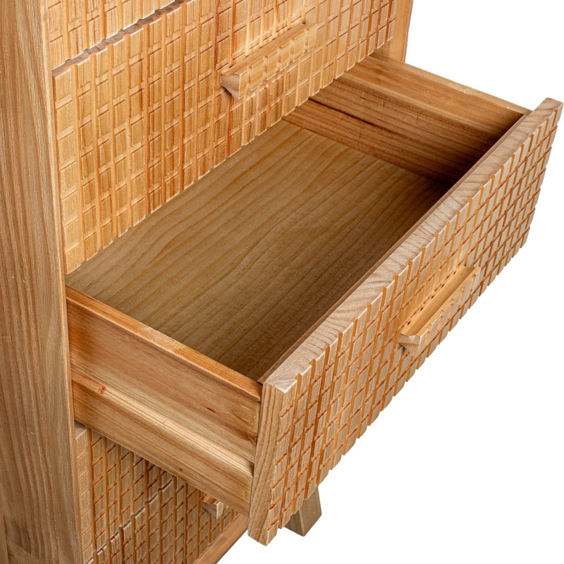 Chiffonnier bois naturel 5 tiroirs 50...