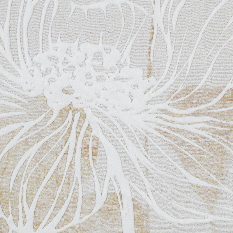 Triptyque toile fleurs cadre bois 30...