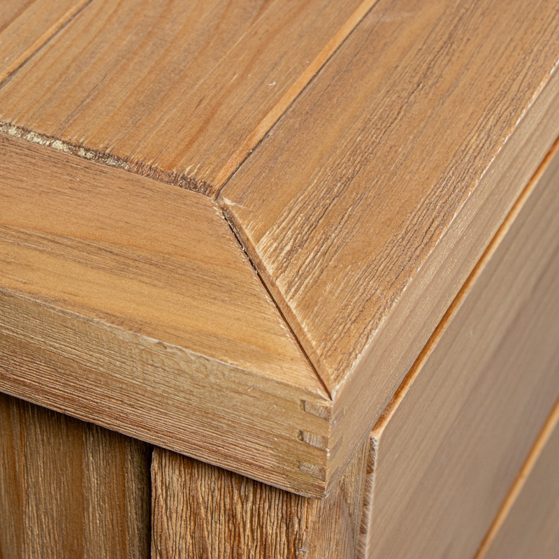 Chiffonnier en bois naturel 5 tiroirs...