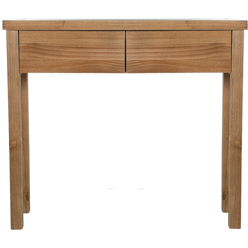 Console d’entrée en bois naturel 2...