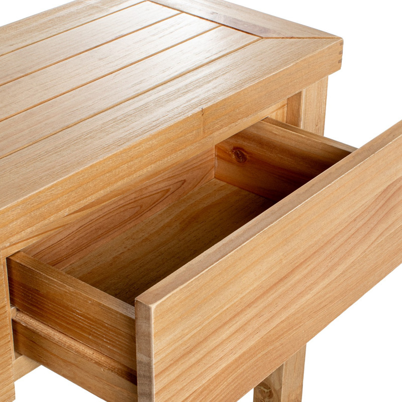 Console d’entrée en bois naturel 2...