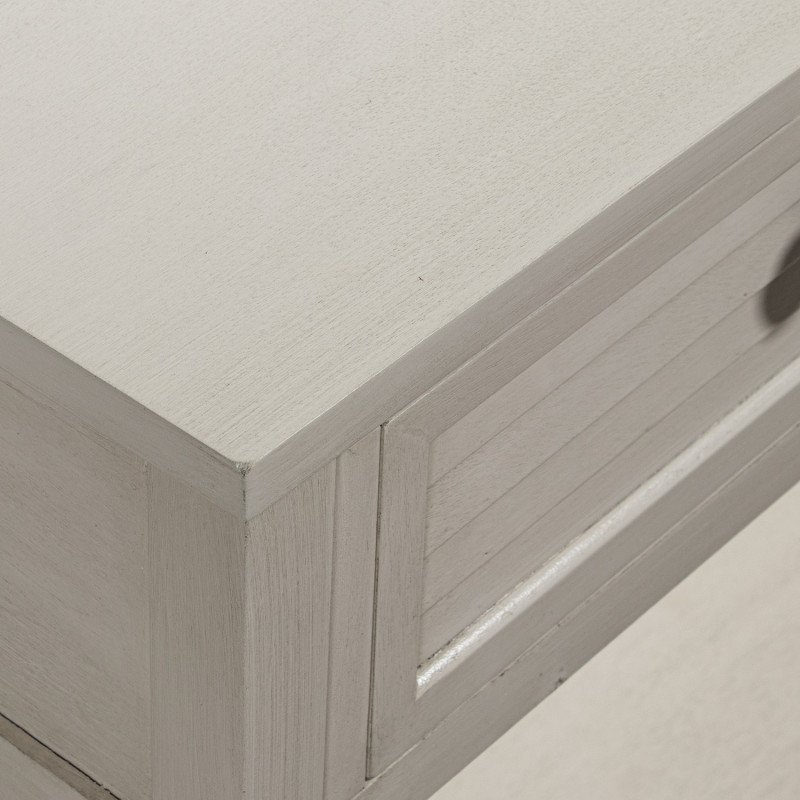Console en bois beige 2 tiroirs 90 x...