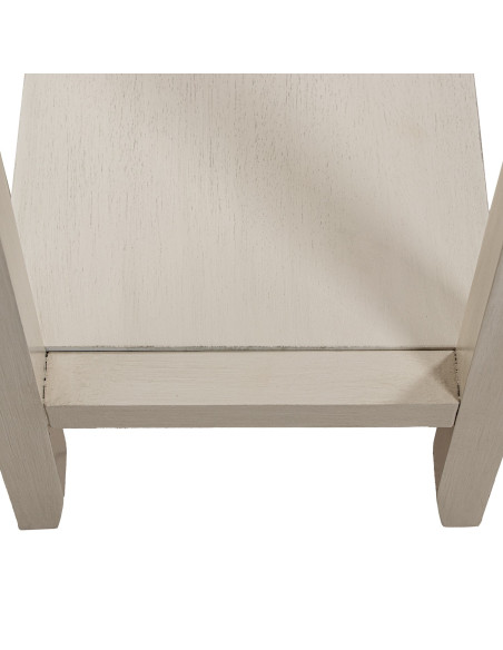 Console en bois beige 2 tiroirs 90 x 28 x 75 cm Sélune