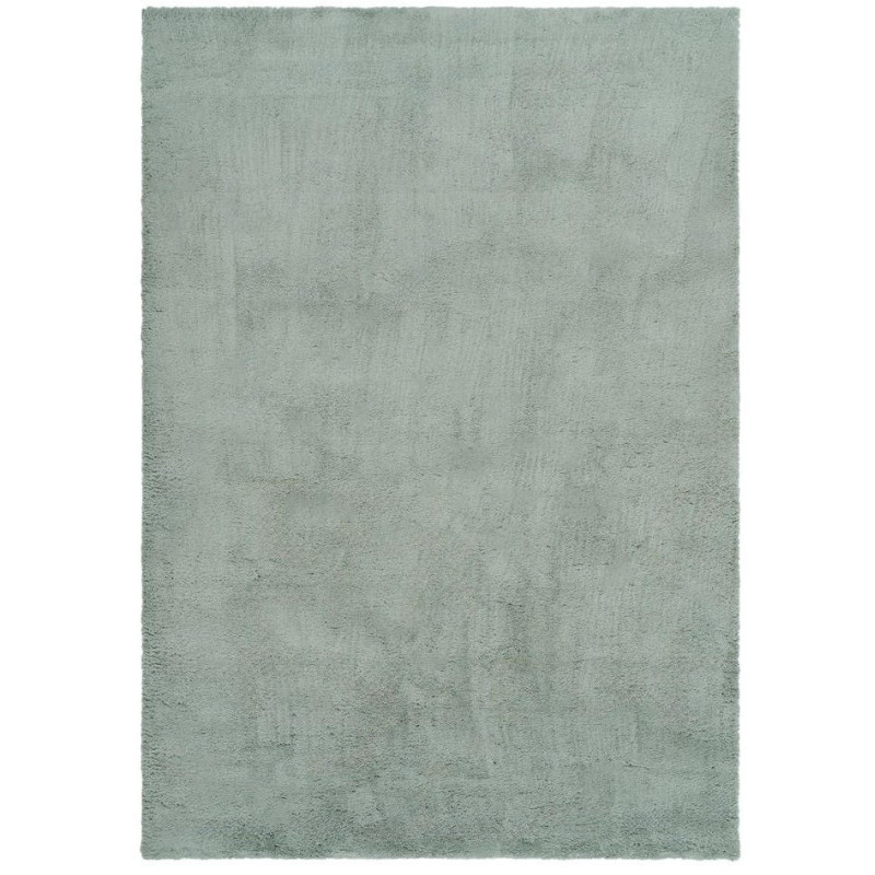 Tapis shaggy vert sauge foncé 200x300...