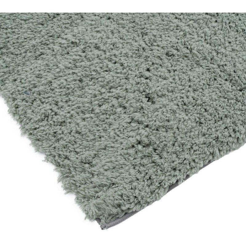 Tapis shaggy vert sauge foncé 200x300...