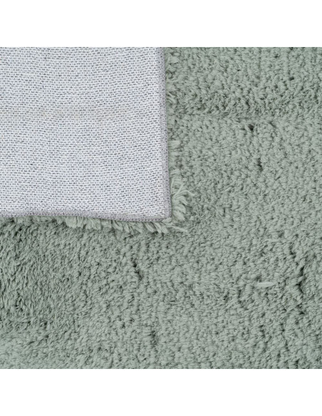 Tapis shaggy vert sauge foncé 200x300 cm Velisia
