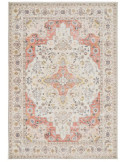 Tapis oriental vintage beige et rose 160x230 cm Mirava