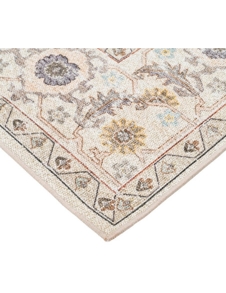 Tapis oriental vintage beige et rose 200x300 cm Mirava