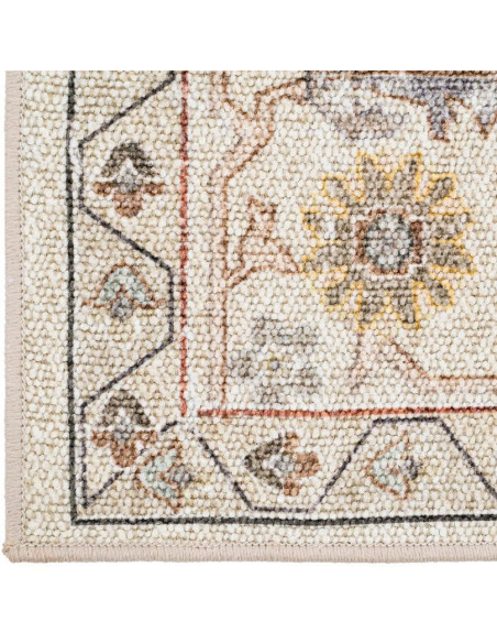 Tapis oriental vintage beige et rose 200x300 cm Mirava