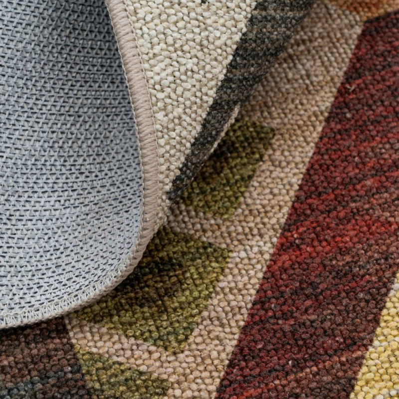 Tapis kilim ethnique beige terracotta...