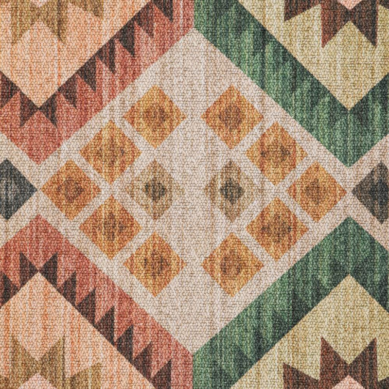 Tapis kilim ethnique beige terracotta...