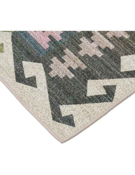 Tapis kilim ethnique beige terracotta 200x300 cm Zayrane