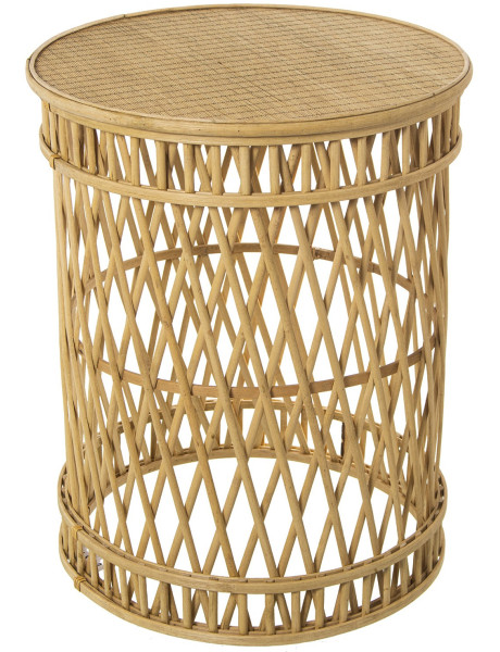 Table d’appoint ronde en bambou Kanoa
