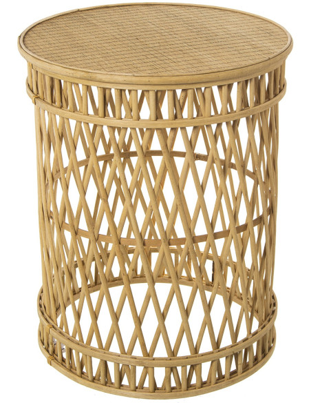 Table d’appoint ronde en bambou Kanoa