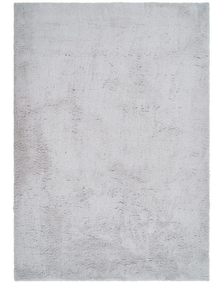 Tapis de salon shaggy gris clair à poils longs 200x300 cm Velisia