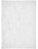 Tapis blanc cassé poils longs en polyester 200x300 cm Velisia