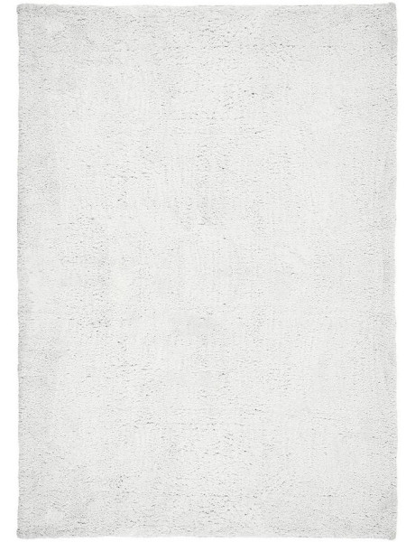 Tapis blanc cassé poils longs en polyester 200x300 cm...