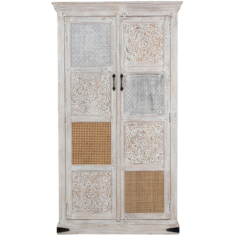 Armoire blanche en manguier et...