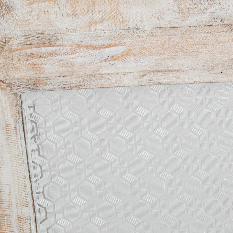 Armoire blanche en manguier et...