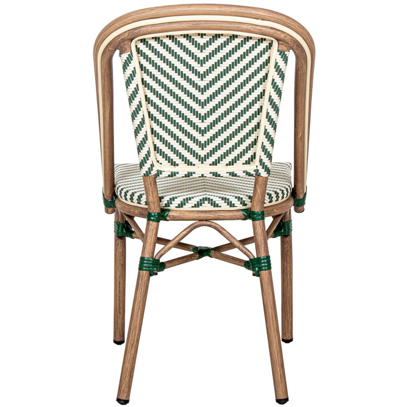 Chaise bistrot extérieure verte...
