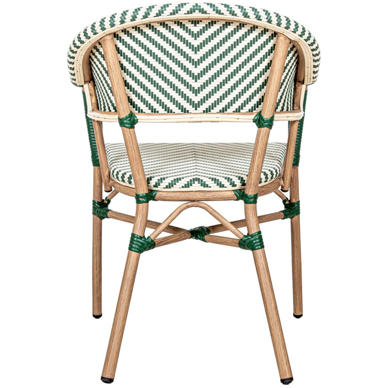 Fauteuil bistrot extérieur vert...