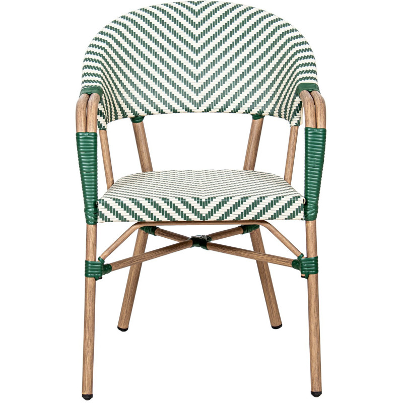 Fauteuil bistrot extérieur vert...