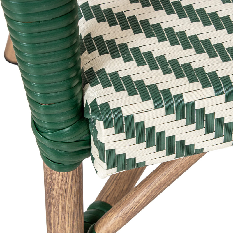 Fauteuil bistrot extérieur vert...