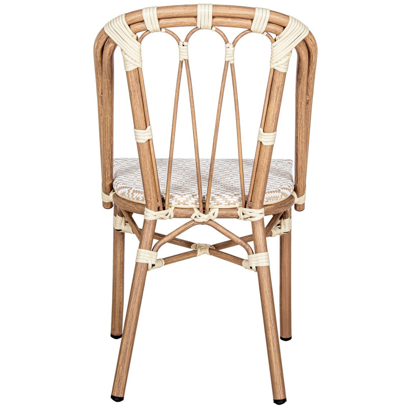 Chaise bistrot extérieur beige...