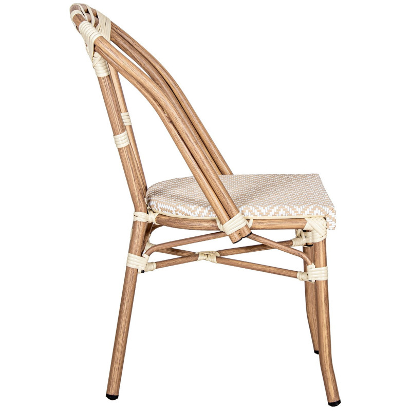 Chaise bistrot extérieur beige...