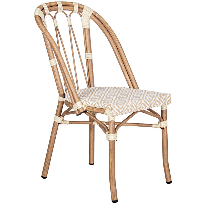 Chaise bistrot extérieur beige...