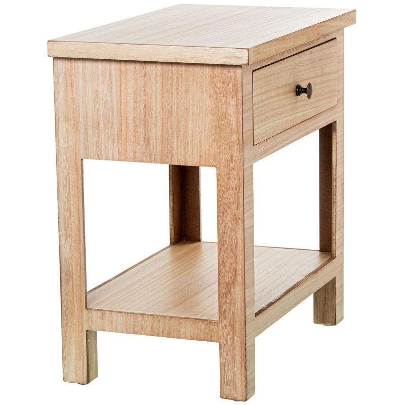 Table de chevet bois naturel 1 tiroir...