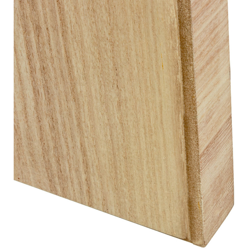 Table de chevet arrondie bois naturel...