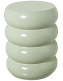 Table d’appoint verte brillante en fibre de verre 35x35x46 cm Ondara