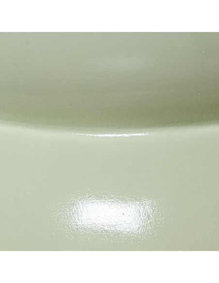 Table d’appoint verte brillante en fibre de verre 35x35x46 cm Ondara