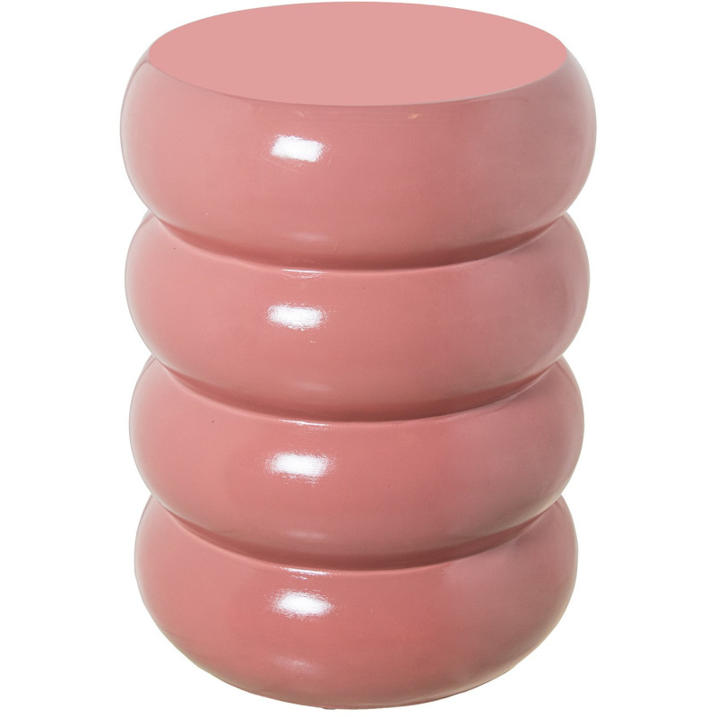 Table d’appoint rose brillante en...
