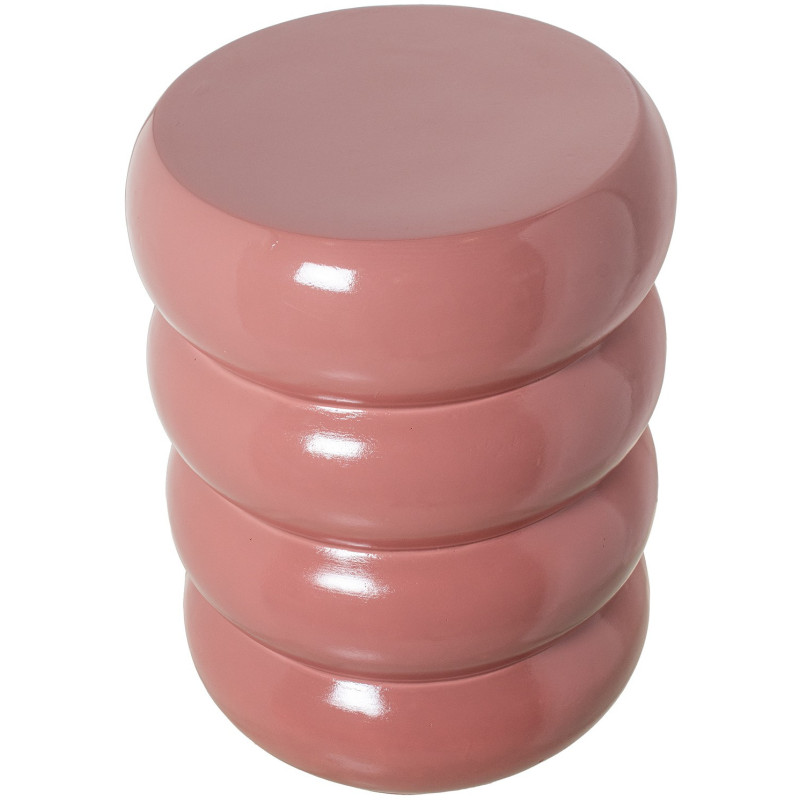 Table d’appoint rose brillante en...