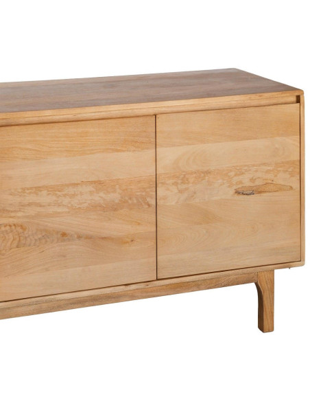 Bahut enfilade bois de manguier naturel 200x45x76 cm Asana