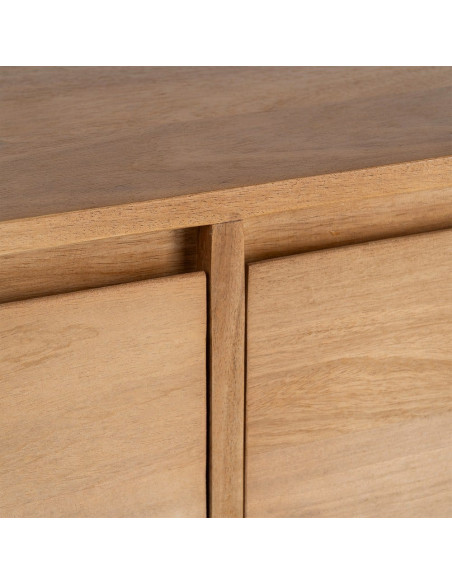 Bahut enfilade bois de manguier naturel 200x45x76 cm Asana
