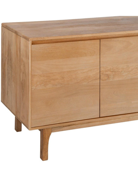 Bahut enfilade bois de manguier naturel 200x45x76 cm Asana