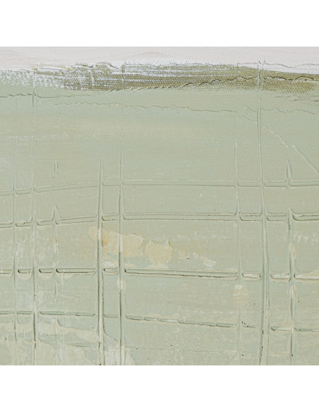 Tableau abstrait vert sur toile peinte 100x150 cm Noroa