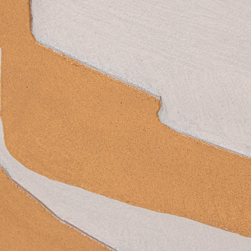 Tableau abstrait terracotta toile...