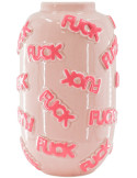 Vase céramique rose à message 17x27 cm Fuck