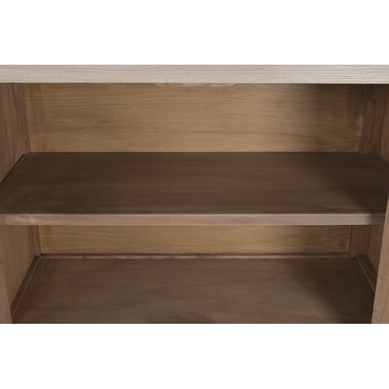 Buffet vitrine orme massif verre 200...