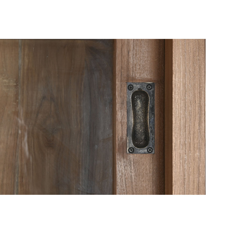 Vaisselier vitrine bois naturel et...