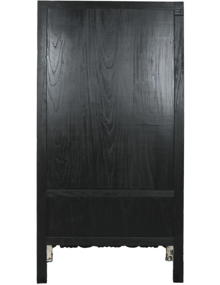 Armoire penderie bois patiné 2 portes 88x52x180 cm Lianora